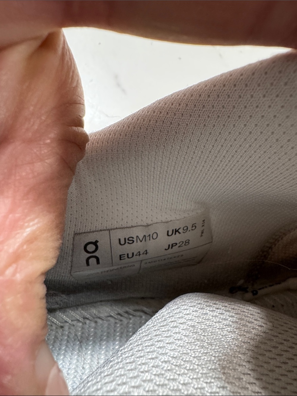 On Running The Roger White Sneakers with Blue Lace Details - Picture 3 of 14